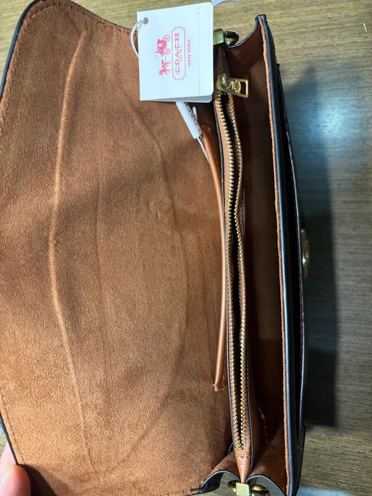 Mala senhora COACH Pele genuina