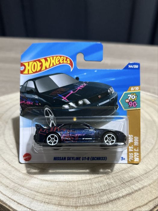 Miniatura Hot Wheels Nissan Skyline GT-R (BCNR33)