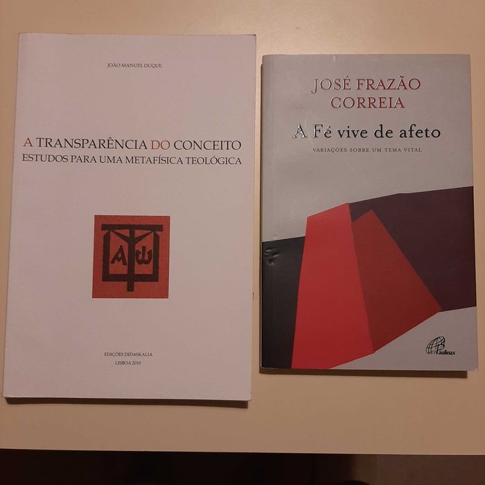 Vendo livros de autores de língua portuguesa sobre religião