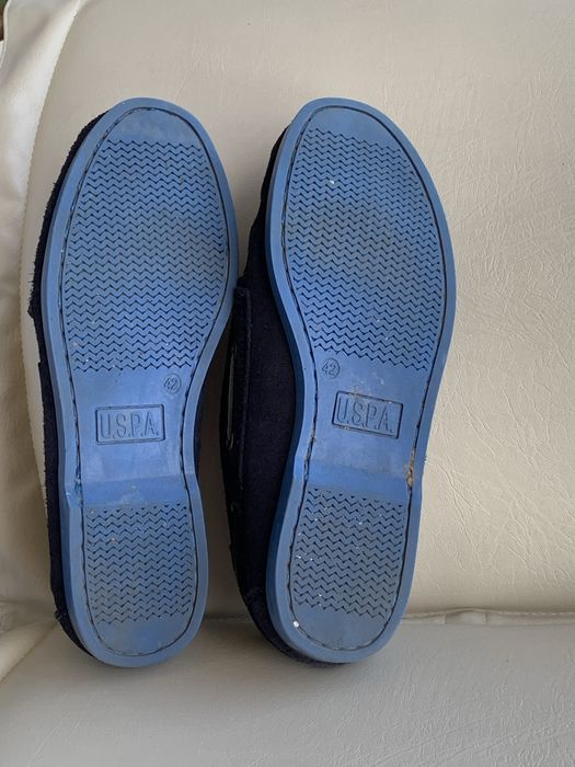 U.S. Polo Assn buty żeglarskie zamszowe r. 42 granatowe