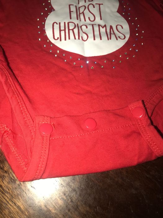 Бодік новорічний RORYCHEN дитячий розмір 80 новий ціна 49 грн