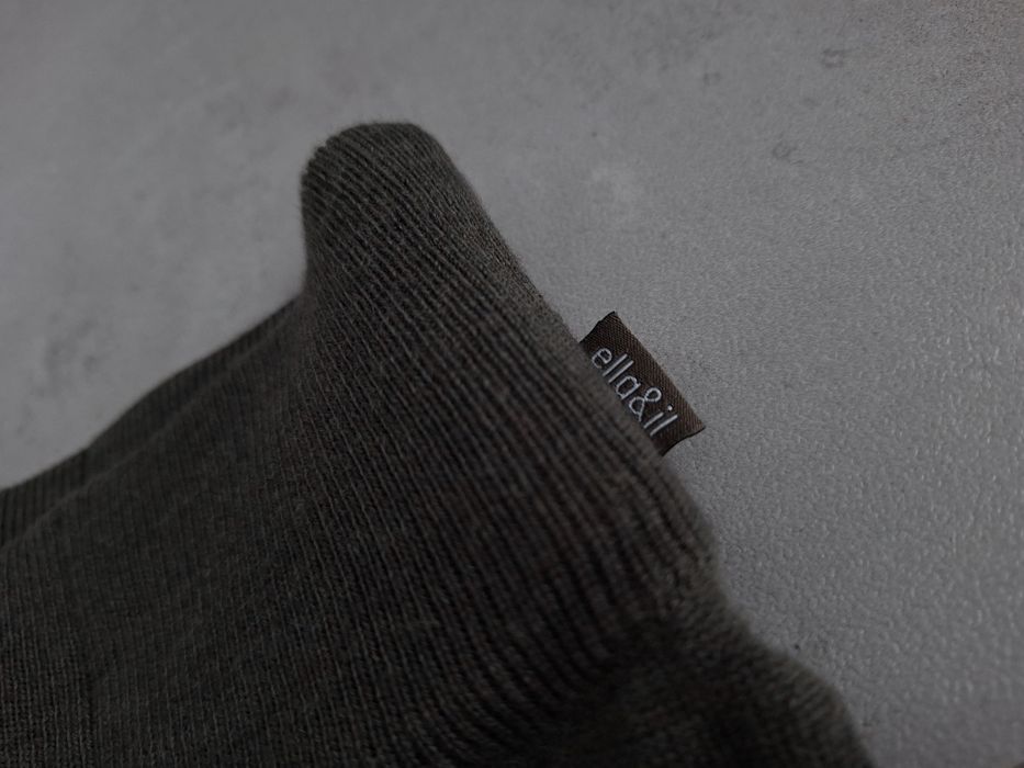 Spodnie wełniane z wysokim stanem Ella&il 100% merino wool dresy