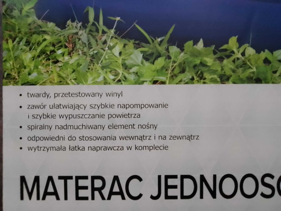 Materac dmuchany
