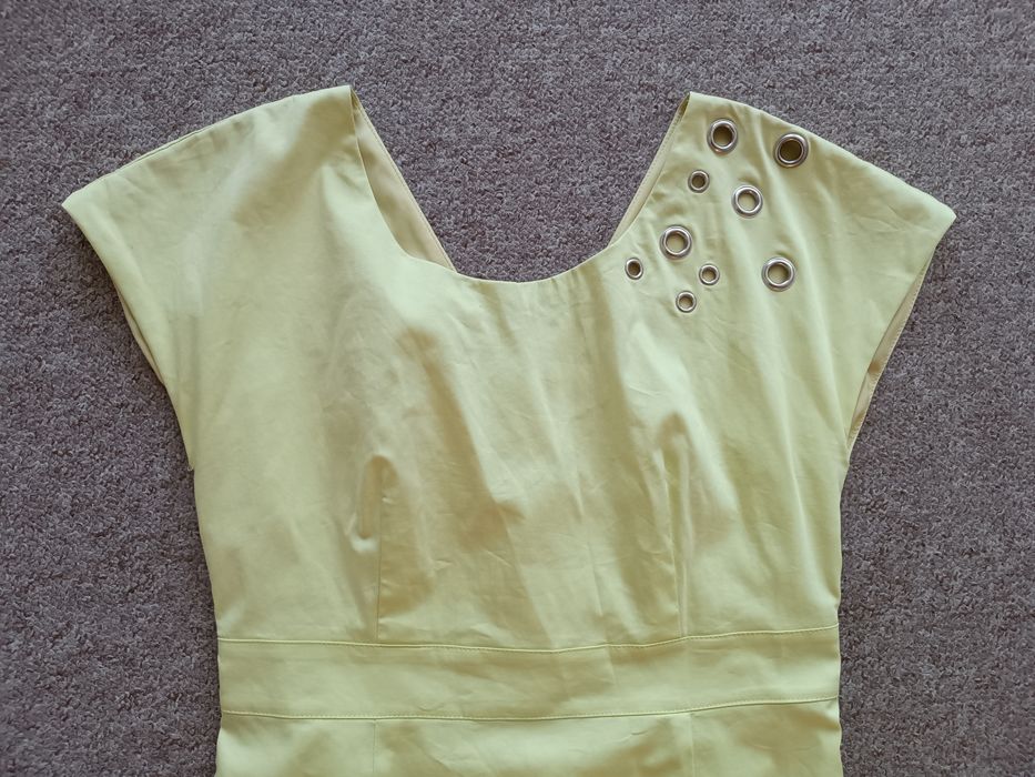 Cytrynowa sukienka Dagon