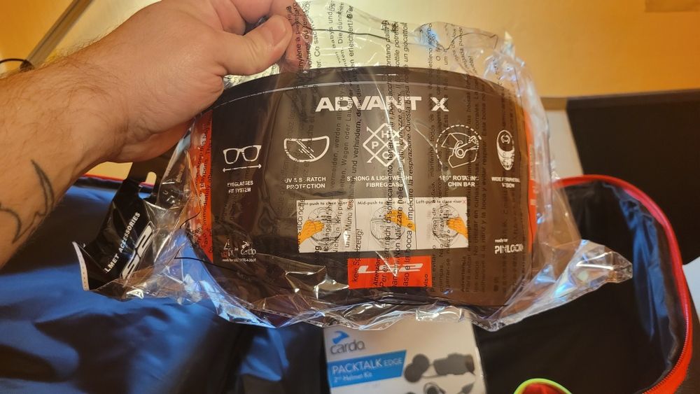 Kask LS AVANT X - XXXL (65-66) FF901 ece22.06 + CARDO EDGE (centralka)