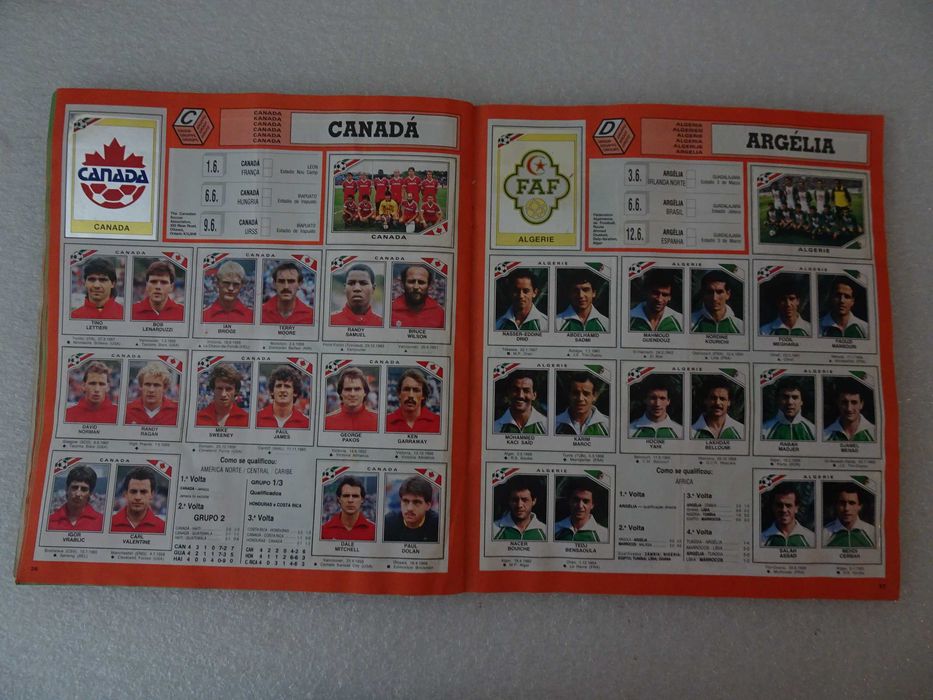 Caderneta de cromos México 86 Morumbi Panini (faltam 54 cromos)