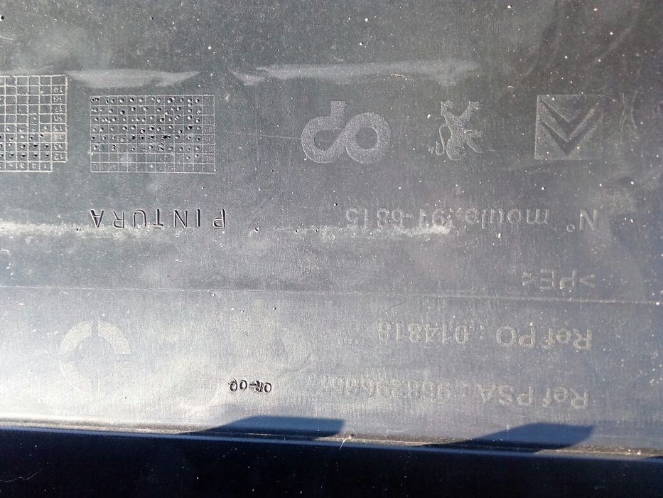 Parachoques Peugeot partner citroen berlingo para choques 2010