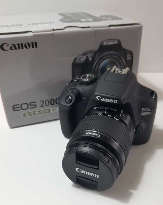 Canon EOS 2000D + EF-S 18-55mm f/3.5-5.6 III (nova)