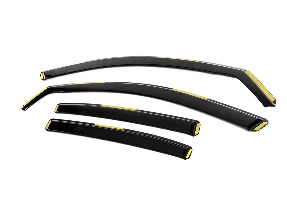 Skoda Octavia II A5 2006-2010 Вітровики вставні Niken (LiftBack, 4 шт)