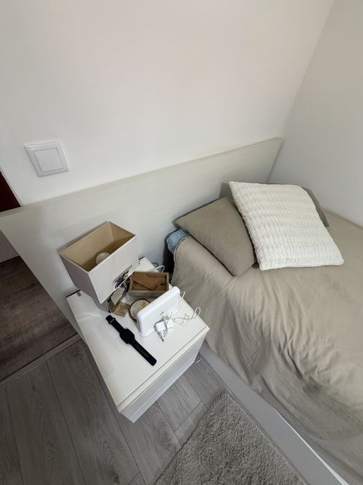 Quarto Completo – Roupeiro + Cama + Cómoda + Secretária