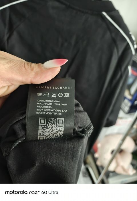 Nowy T-shirt Armani Exchange (A|X) – Czarny