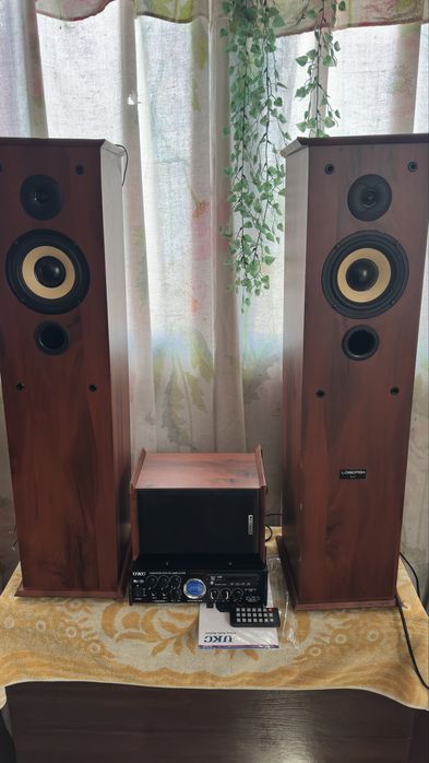 MP3 усилитель звука акустическая система комплект 4 колонки