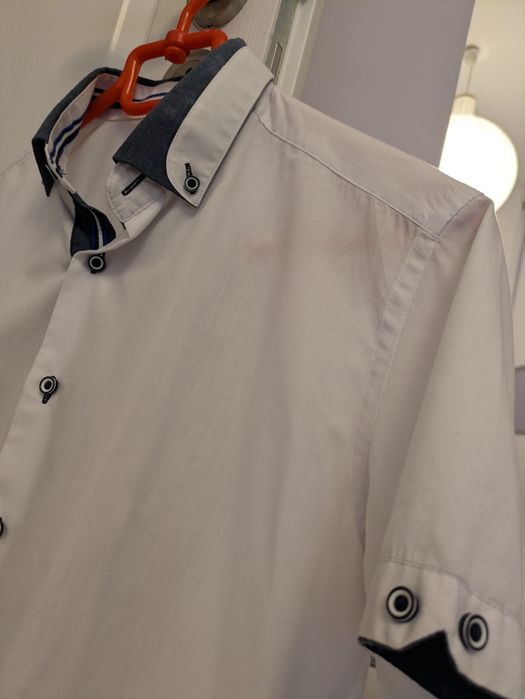 Biała koszula Slim Fit S, 38/39