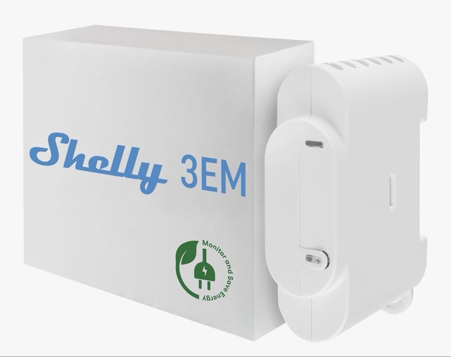 Shelly 3EM - medidor de energia trifasico Novo