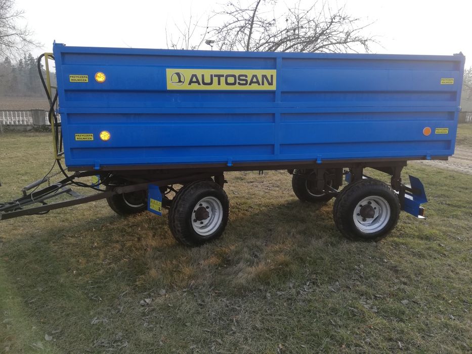 Przyczepa wywrotka autosan jak nowa