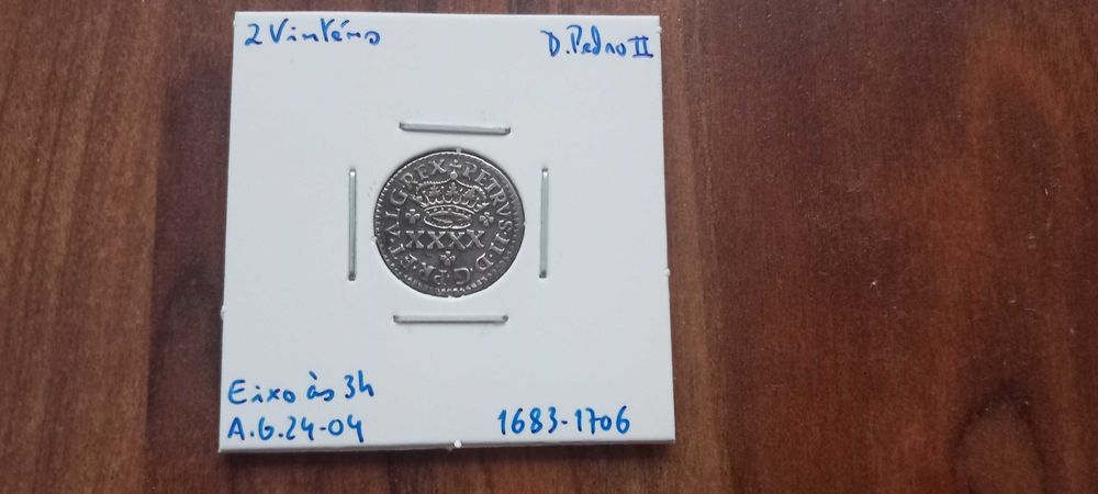 Moeda 2 Vinténs D. Pedro II