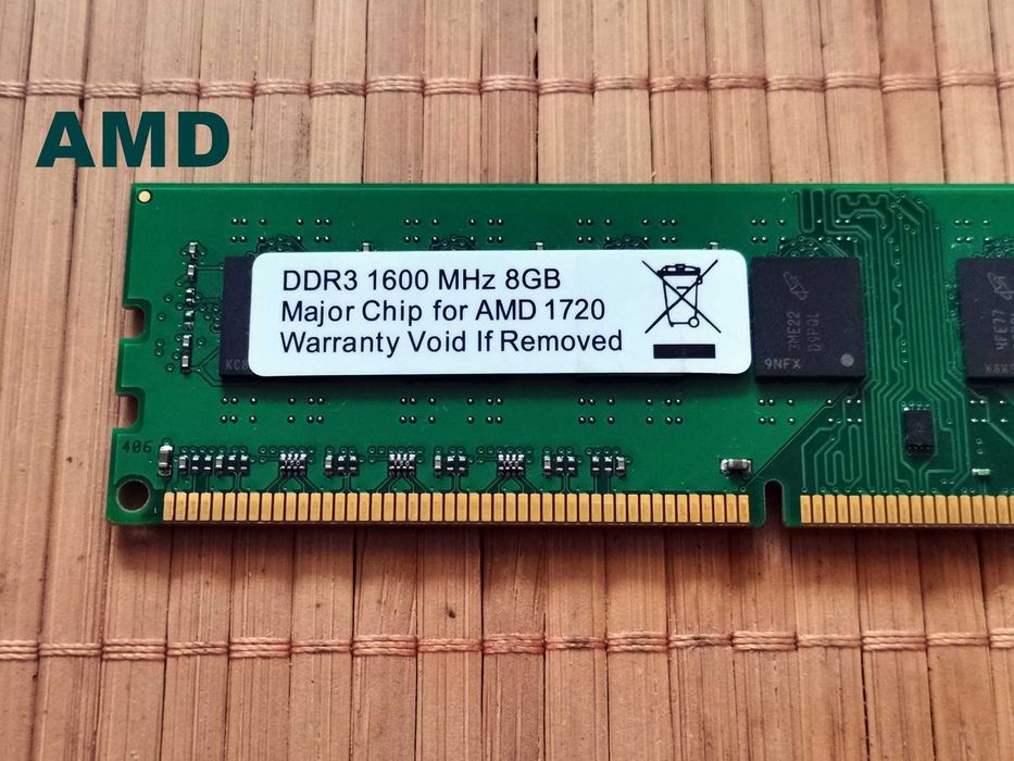 DDR3 AMD 8GB Major 12800