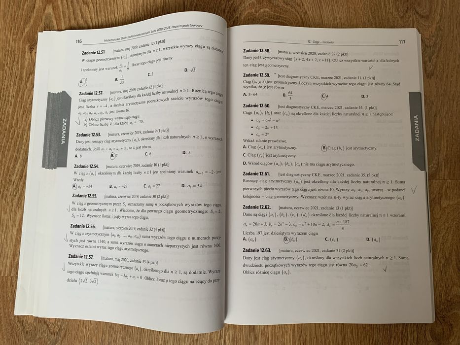 Zbiór zadań maturalnych z matematyki