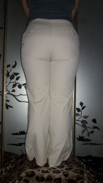 Штаны летние, фирменные "dorothy perkins", 70% коттон, 48-50 размер