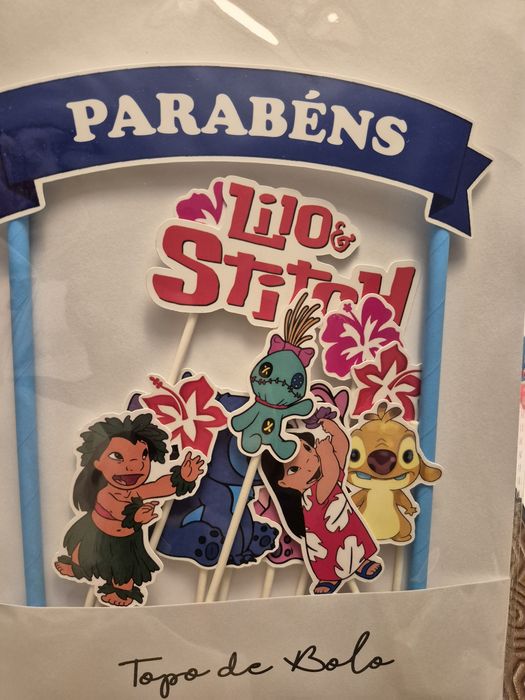 Topo de bolo do Stitch