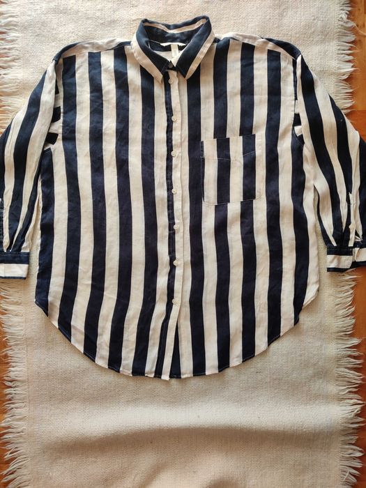Koszula 100% lniana damska H&M