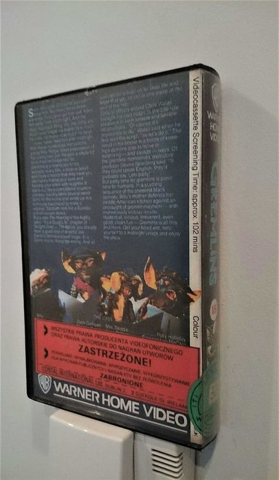 Gremliny 1 , 2 - VHS Filmy Kasety wideo HORROR na magnetowid