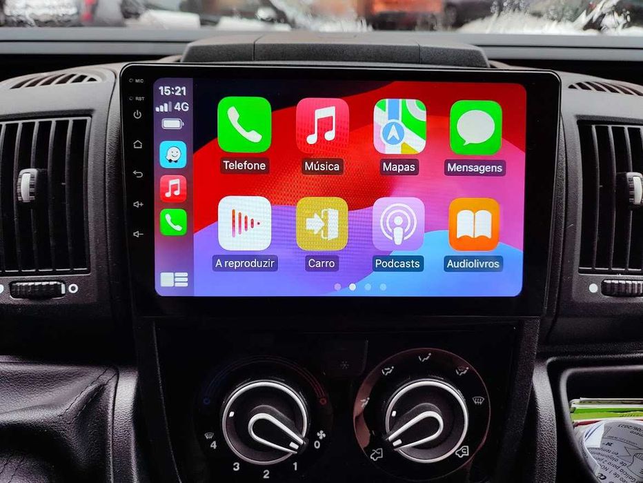 Auto Rádio  Fiat Ducato  Jumper Boxer Pilote GPS Bluetooth  Carplay