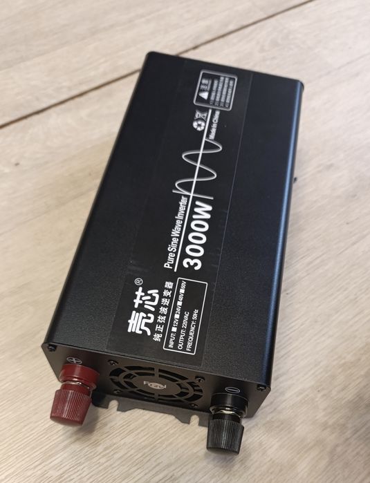 Інвертор KAIX 3000W SIN", перетворювач напруги 12V-220 V (Чистий сінус