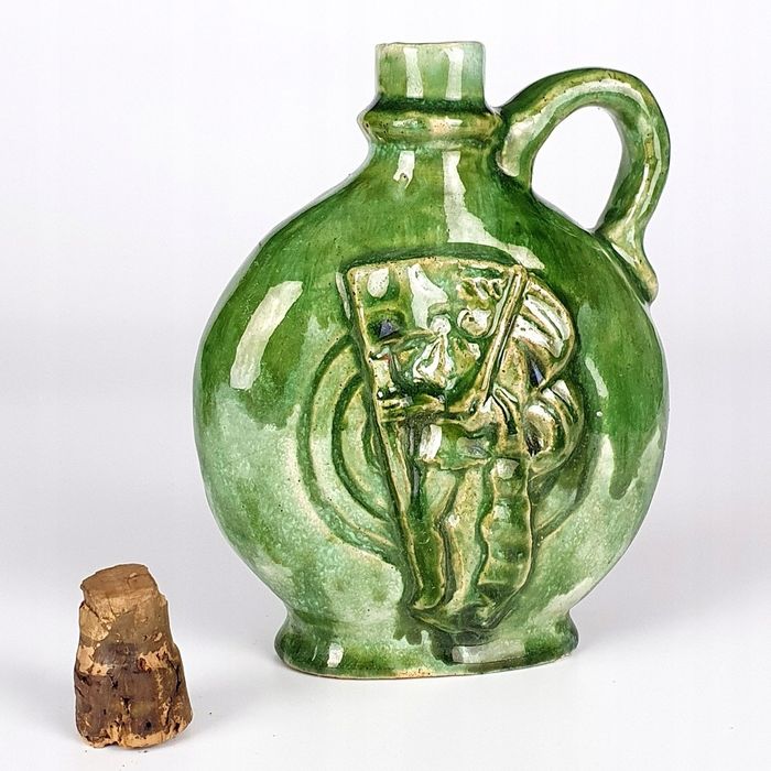 Stara Ceramiczna Buteleczka/bukłaczek
