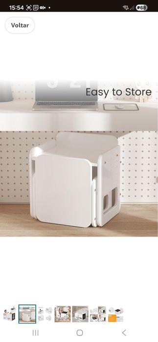 Mesa e cadeira infantil