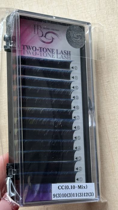 Кольорові вії для нарощування | MIX | розпродаж матеріалів