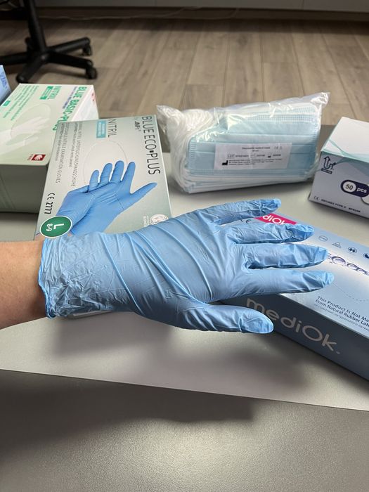 Рукавички нітрілові 100шт.