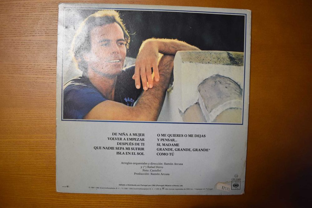 Julio Iglesias - De Nina a Mujer vinil