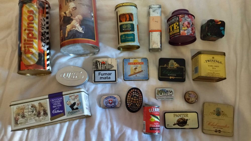 Latas para coleção