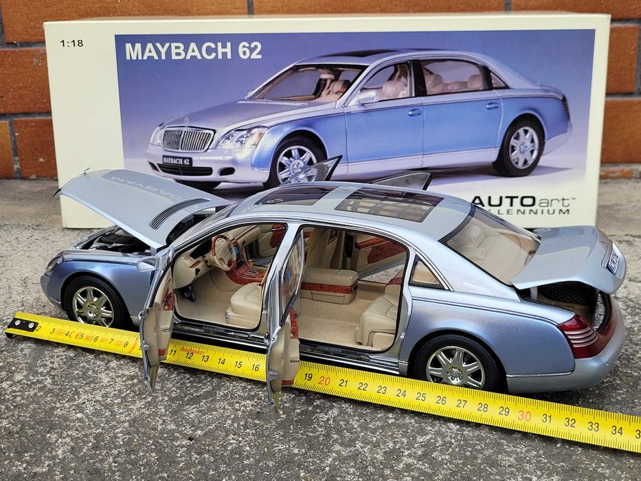 Kolekcja modeli Mercedes S Maybach 62 AUTOart 1:18 ideał Millenium