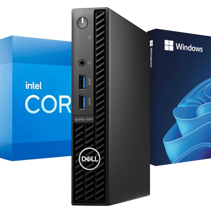 OSZCZĘDŹ CZAS I MIEJSCE! DELL Optiplex 3000 Micro | i5-12600T | 8GB DDR4 | SSD 512GB | Windows 11