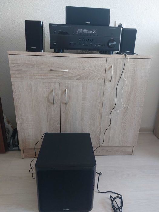 Amplituner Yamaha RX-V475 + Głośniki 5,1