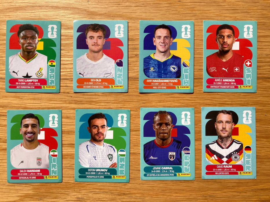Lote 33 Cromos Panini FIFA World Cup 2026