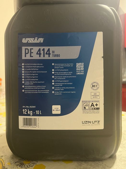 Uzin PE 414 TURBO 12KG - grunt pod klej do desek
