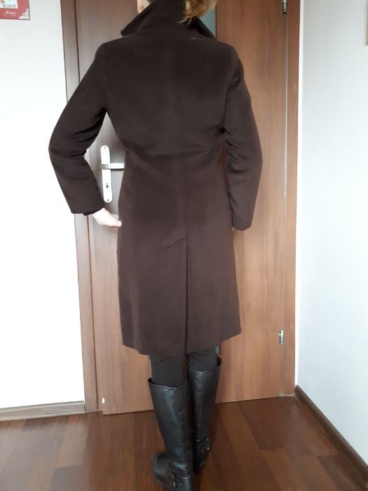 Płaszcz SIMPLE, dyplomatka, rozmiar 34-36, brązowy