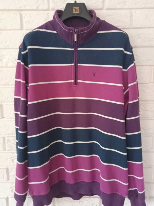 męski sweterek w pasy-XL