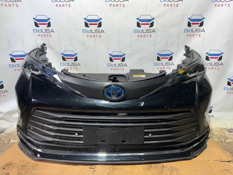 Zestaw Przód Zderzak Pas Przedni Lampy LED Chłodnice Toyota Sienna IV XL40 2021 Hybryda