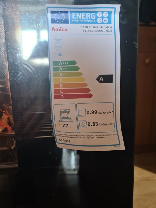 Indukcja z elektrycznym piekarnikiem