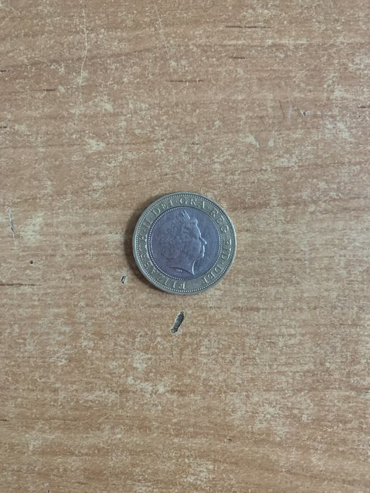 Pieniązek z angli elzbieta 2 królowa