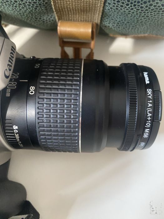 Canon EOS 300 analogica com bolsa e livro de instrucoes original