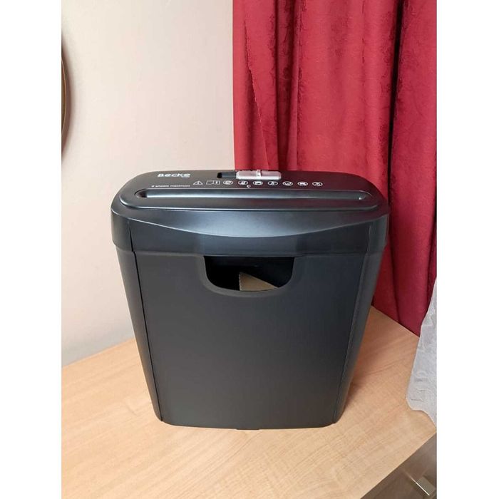 Niszczarka Do Dokumentów Papieru Kart Automatyczna Biurowa Mocna 10L Czarna