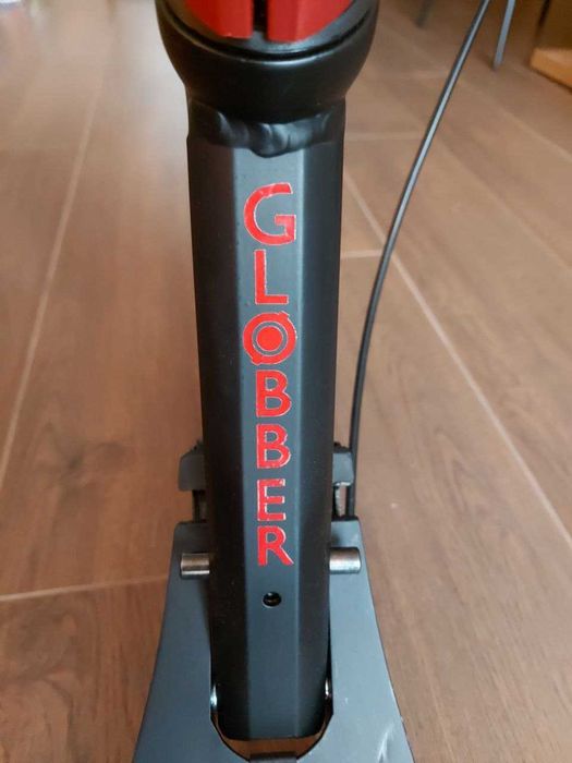 Самокат Globber On червоно-сірий до 100кг 2 колеса