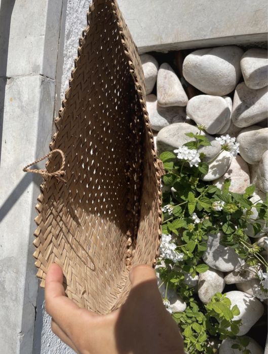 Pochete vintage em palhinha