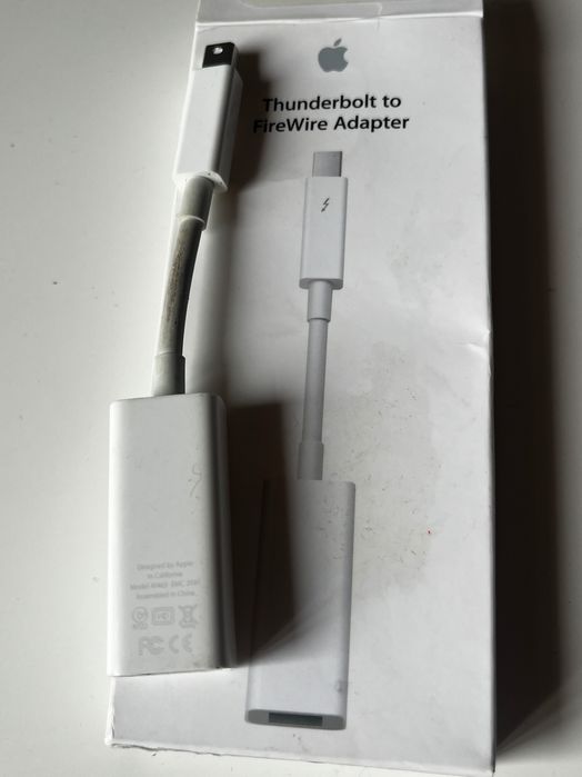 Adaptador Apple Thunderbolt para FireWire 800 + Cabo Thunderbolt (Originais)