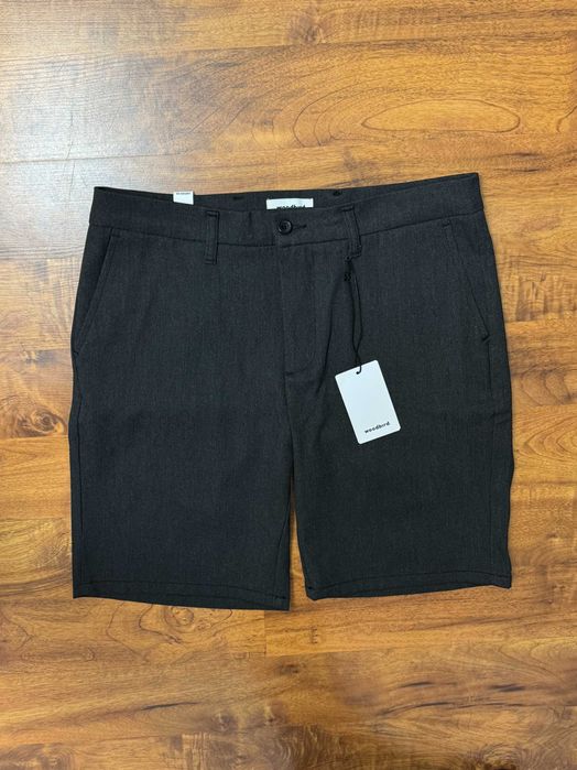 Spodenki eleganckie chinos wiskozowe chinosy szorty Woodbird W30 S